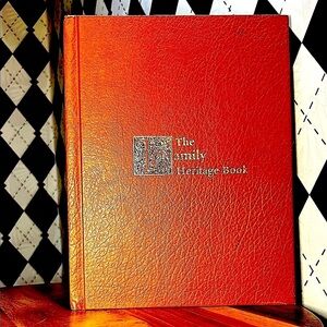 Vintage Genealogy Book | The Family Heritage Book (1979) | Hardcover